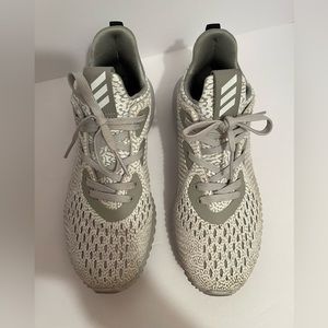 Adidas Alphabounce EM Youth Size 4.5 Women’s Size 6.5 White/Gray
